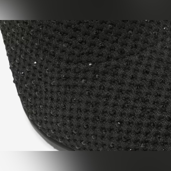 Mia Mercy Black Rhinestone Bootie Size 7.5 New - Picture 4 of 11